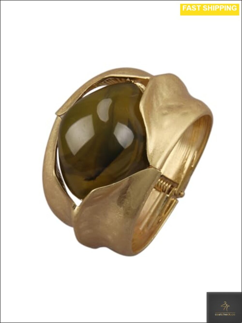 Chunky Gold Cuff Bracelet Adjustable Statement Bangle Boho Jewelry for Women
